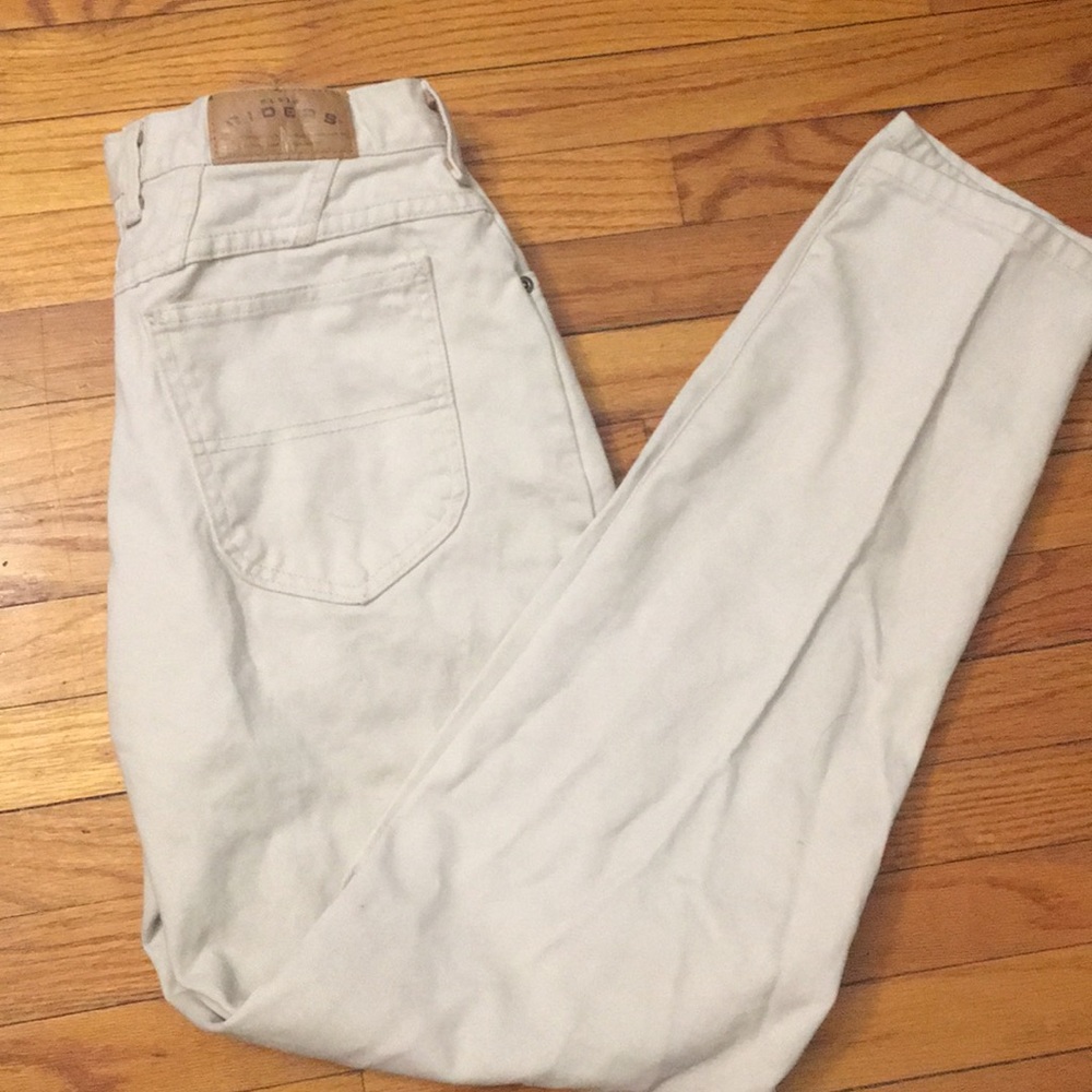 Vintage riders khaki denim jeans